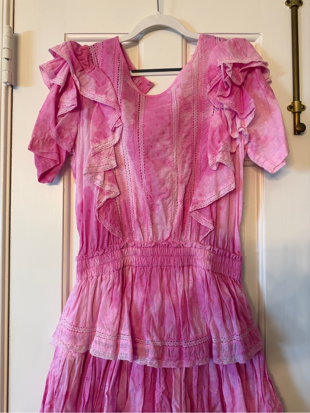 LoveShackFancy Pink Natasha Dress